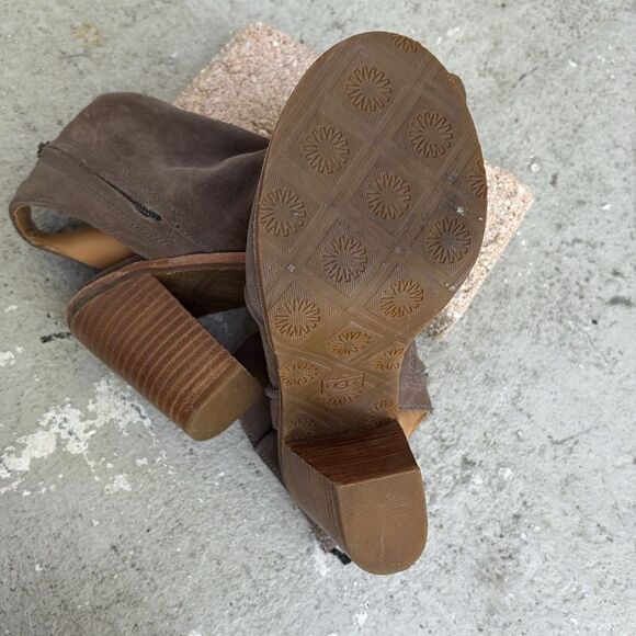 Ugg Valencia Brown peep toe - Picture 8 of 11